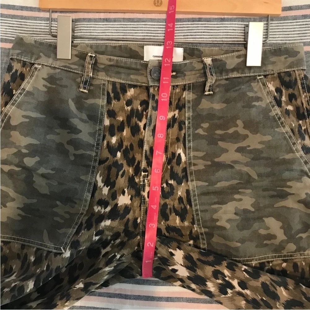 CURRENT/ELLIOT Camo Leopard Cropped Ankle Pants - Picture 14 of 14